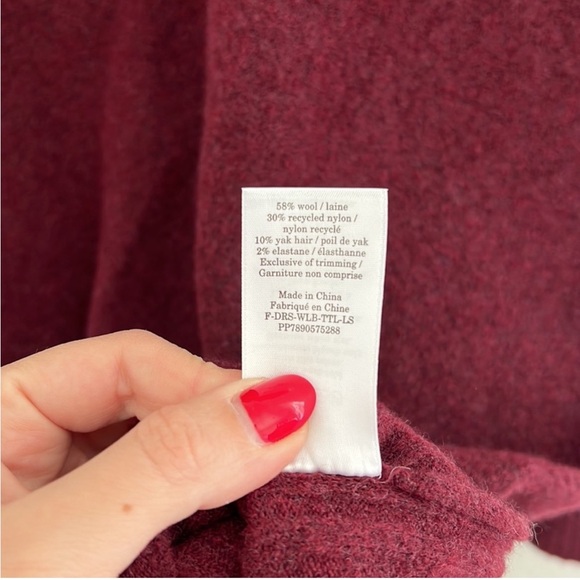 NWOT Everlane The Cozy Stretch Turtleneck Dress - large - Picture 4 of 9